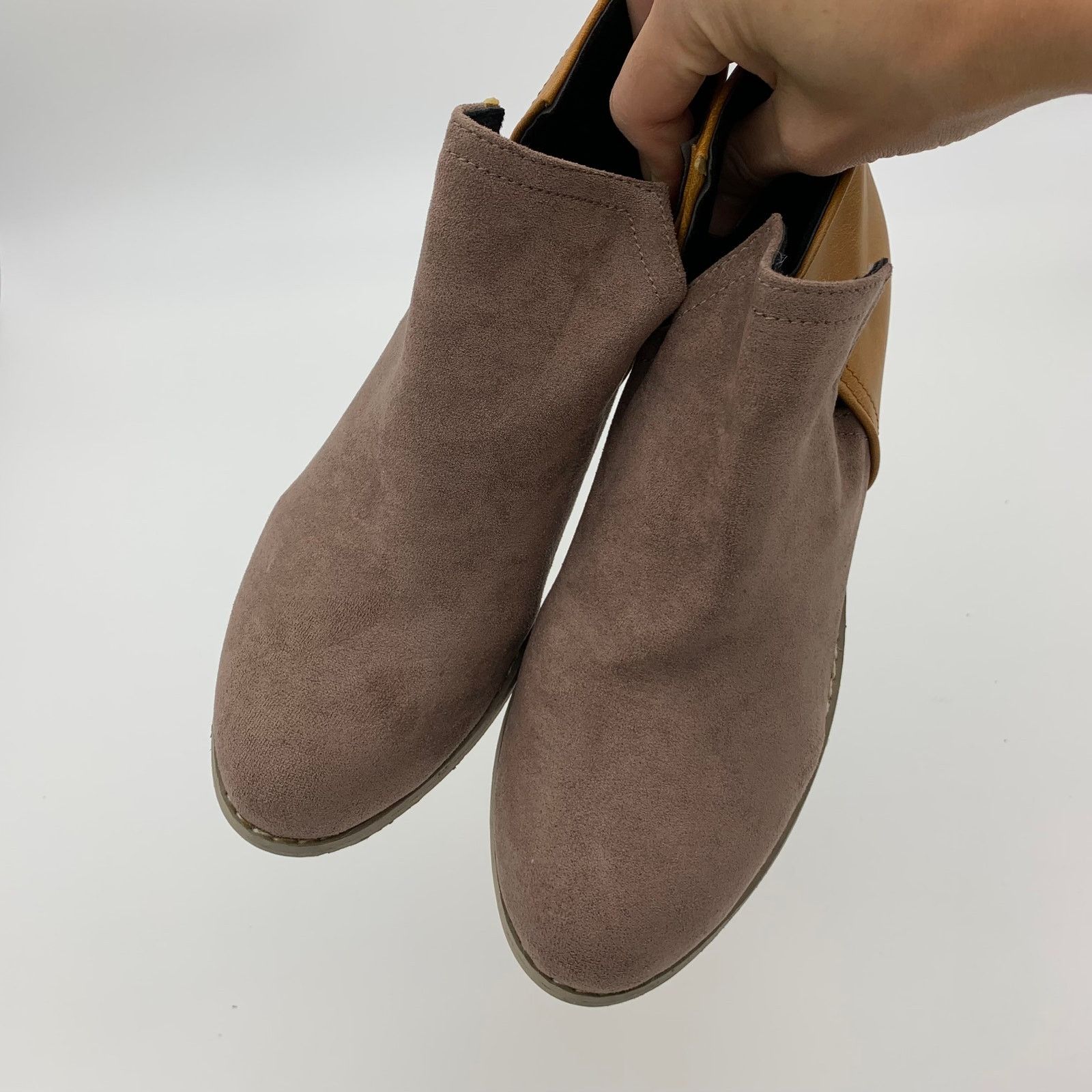 Other Ankle Boots Womens Size 8.5 Khaki & Brown Matte-Contrast Size US 8.5 / IT 38.5 - 6 Thumbnail