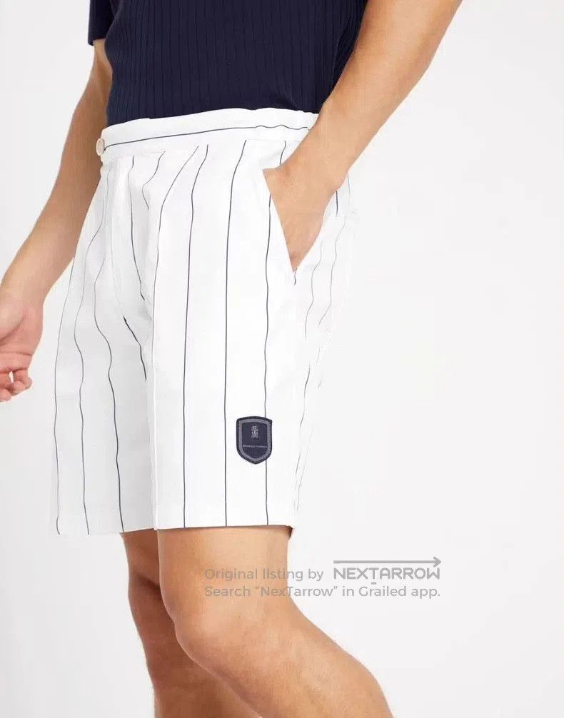 Brunello Cucinelli Striped Sports Shorts.