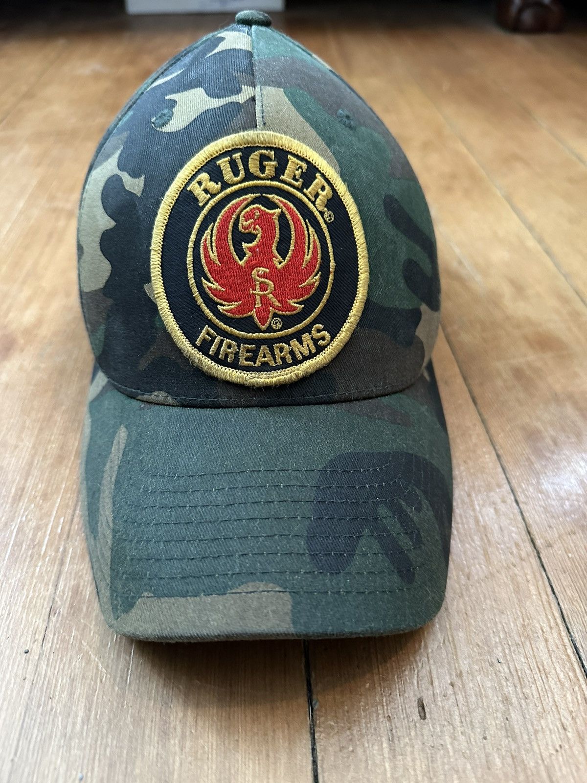 Vintage Vintage Richardson 255 Ruger Camo Snapback Hat Size ONE SIZE - 2 Thumbnail