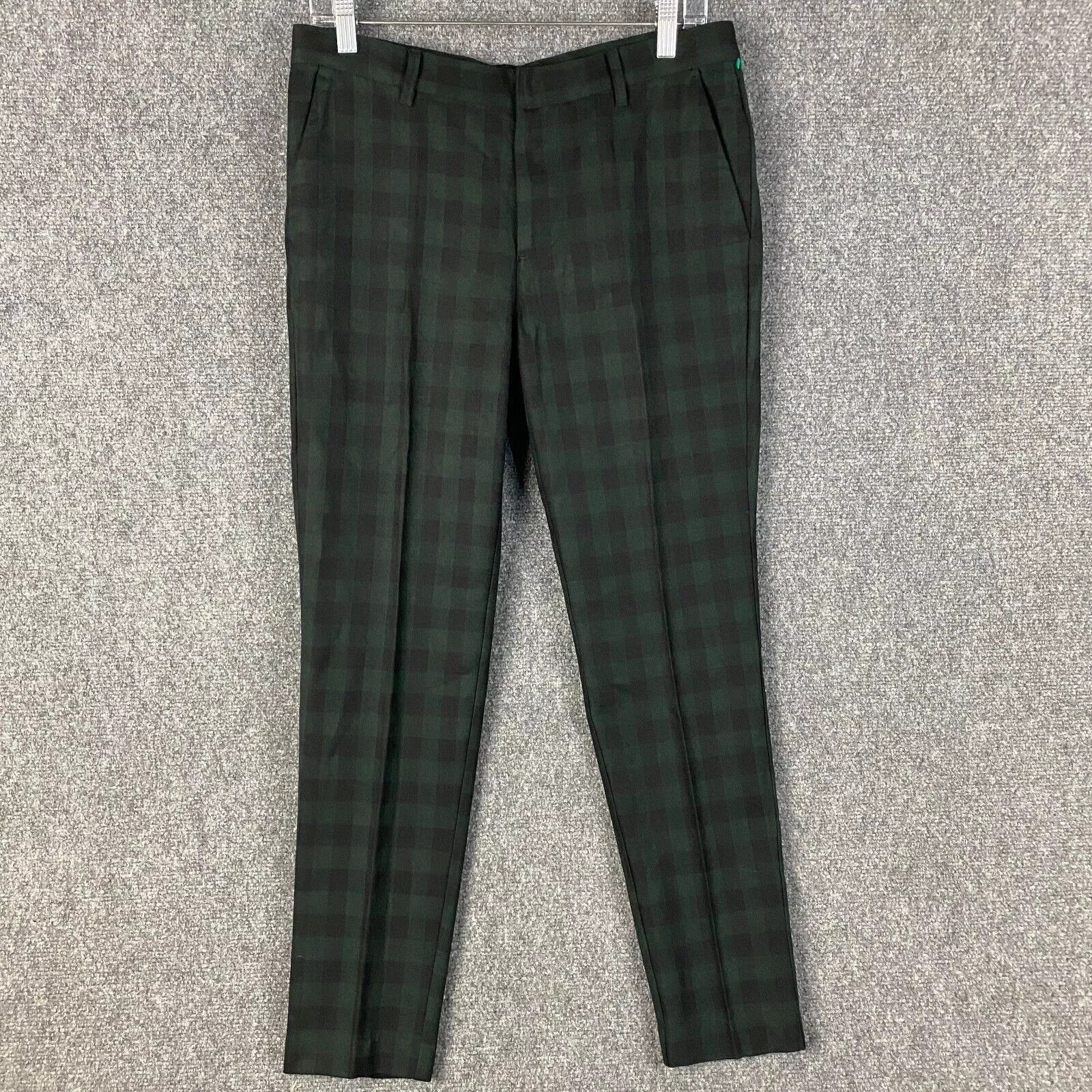 21 Men 21 Men Dress Pants Size 30 Checkers Polyester Inseam 29" Size US 30 / EU 46 - 1 Thumbnail