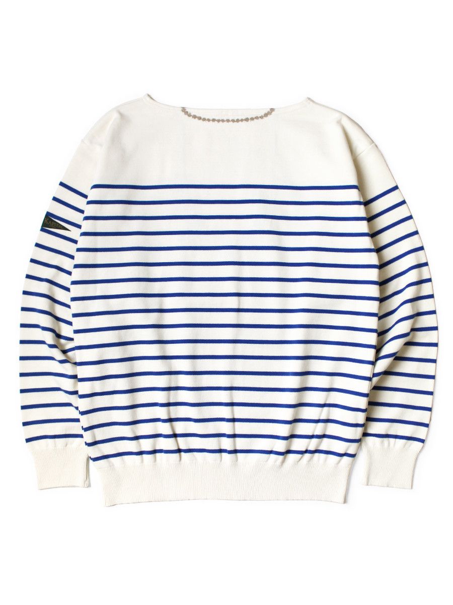 Kapital KAPITAL 12G Knit Boat Neck Sweatshirt Santo Domingo Necklace Size US L / EU 52-54 / 3 - 2 Thumbnail