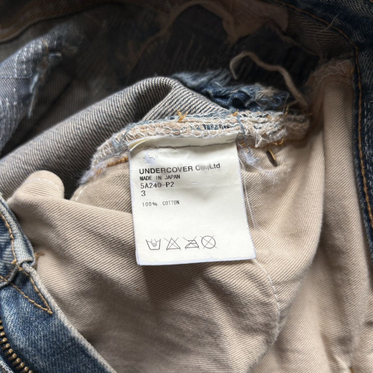Undercover Undercover AW05 Arts&Crafts 85 Denim Jeans | Size 3 Size US 34 / EU 50 - 14 Thumbnail