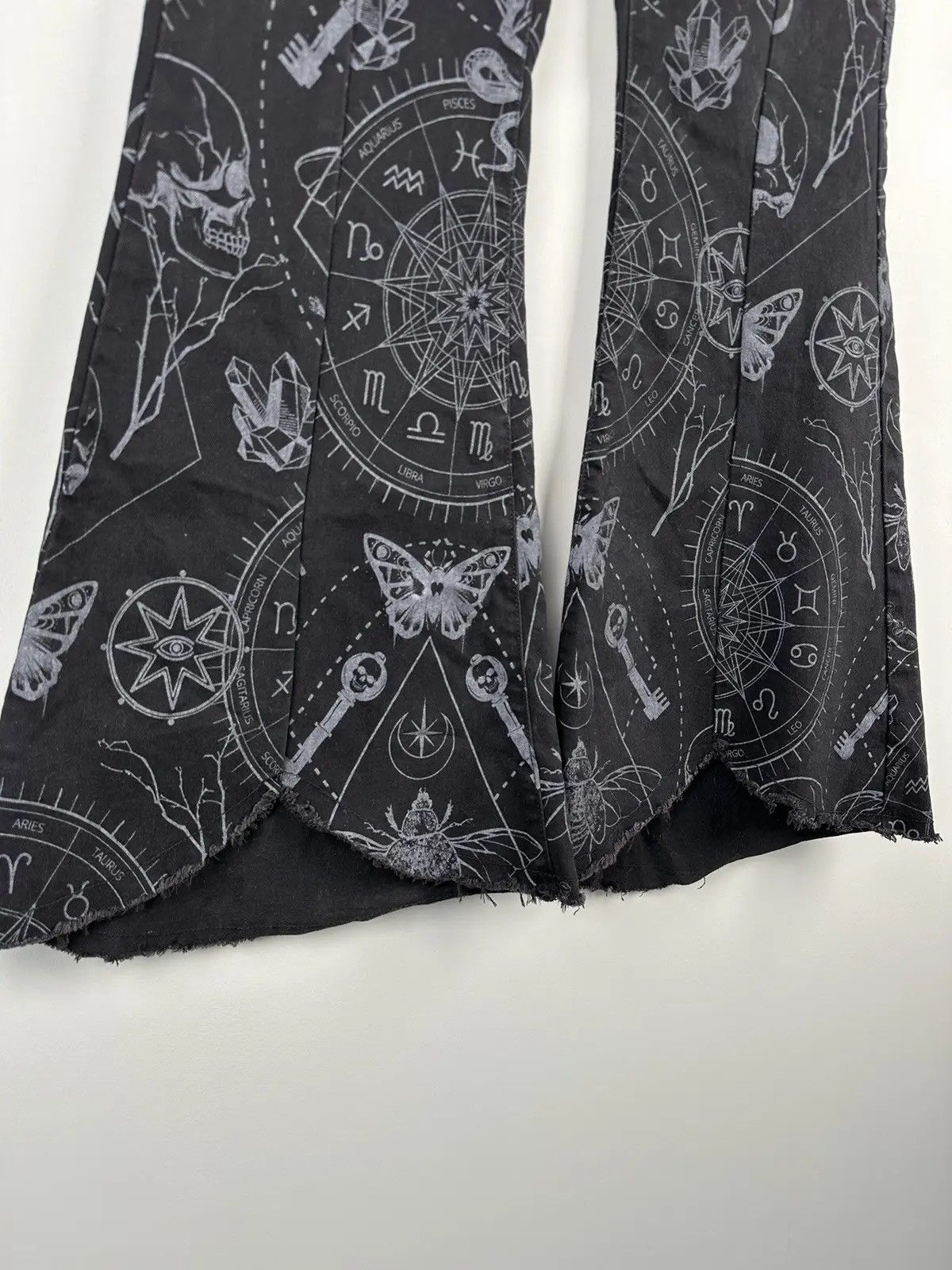 Hysteric Glamour Avant Garde Gothic Flared Buggy Pants Glamour Size 30" / US 8 / IT 44 - 5 Thumbnail