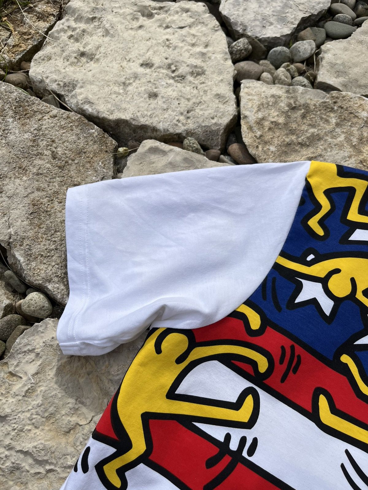 Keith Haring × Uniqlo Uniqlo SPRZ NY Keith Haring USA America flag tee t-shirt Size US L / EU 52-54 / 3 - 11 Thumbnail