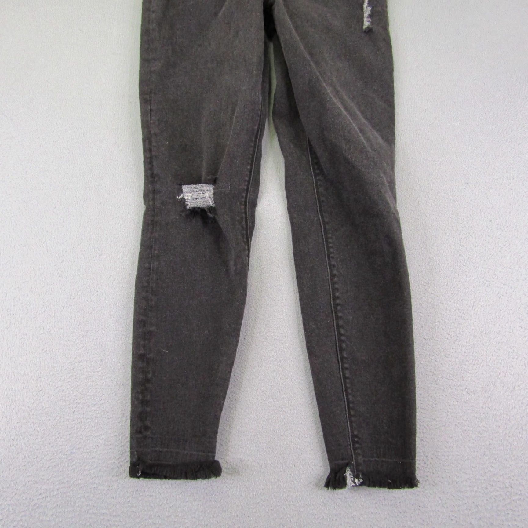 Spanx VINTAGE Spanx Jeans Women's Skinny Fit Denim Pants Medium Black Cotton Blend 90s Stretch Ankle Pockets Women Size 32" / US 10 / IT 46 - 3 Thumbnail