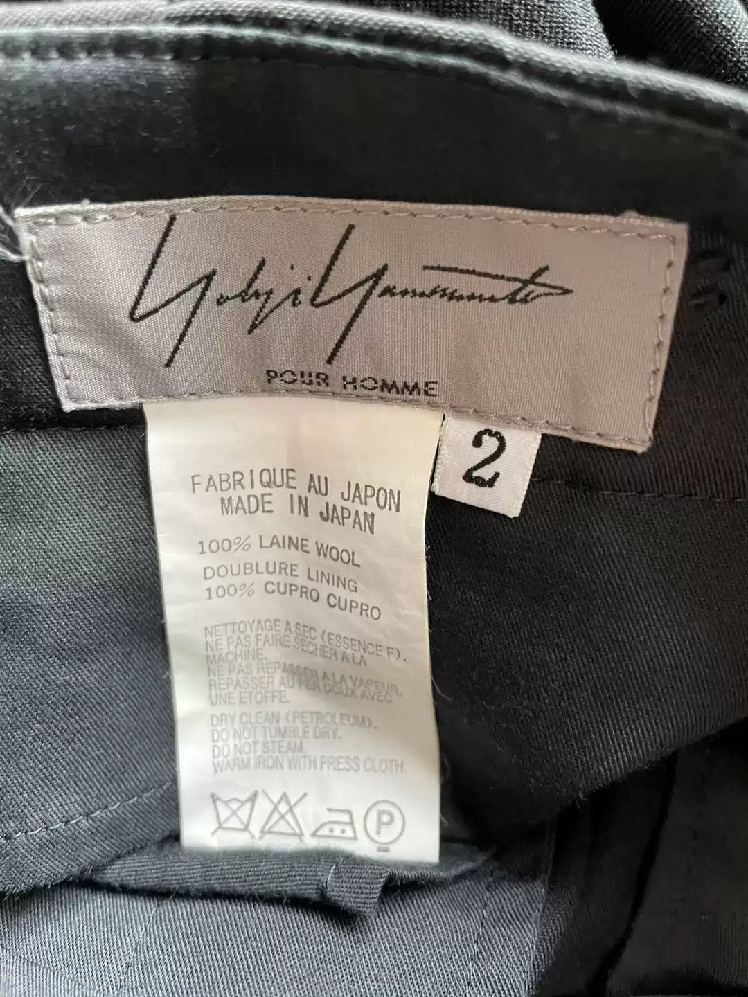 Yohji Yamamoto Yohji Yamamoto Adjustable Waist Suit Pants-2505 Size US 32 / EU 48 - 5 Thumbnail