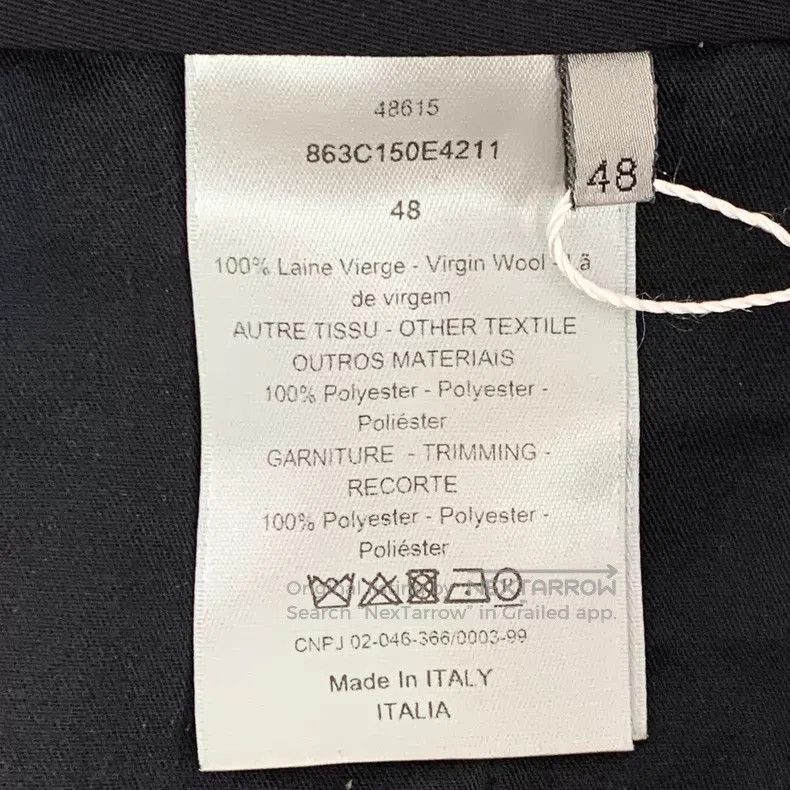 Dior Dior Black side logo letter wool casual shorts Size US 32 / EU 48 - 7 Thumbnail