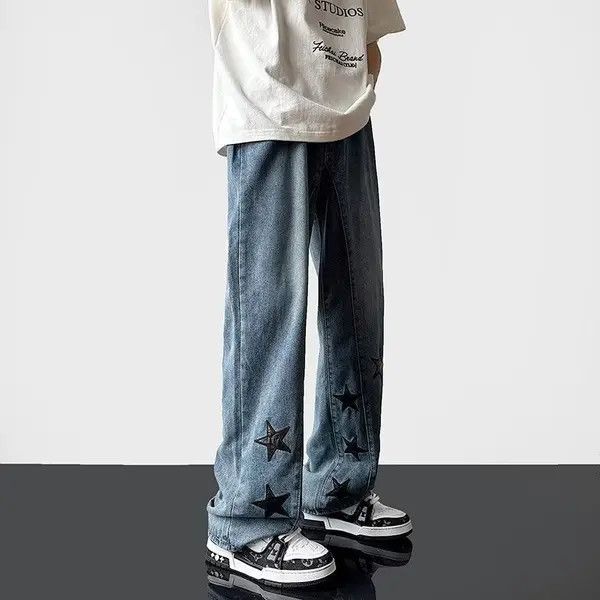 VIBE STARS Baggy Denim Jeans Size US 30 / EU 46 - 2 Thumbnail
