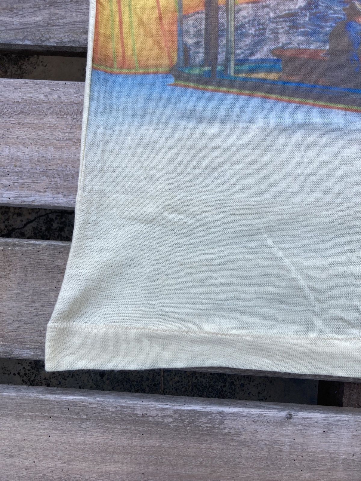 Vintage Vintage 70s 'Nighthawks' by Edward Hopper Painting T shirt Size US S / EU 44-46 / 1 - 4 Thumbnail
