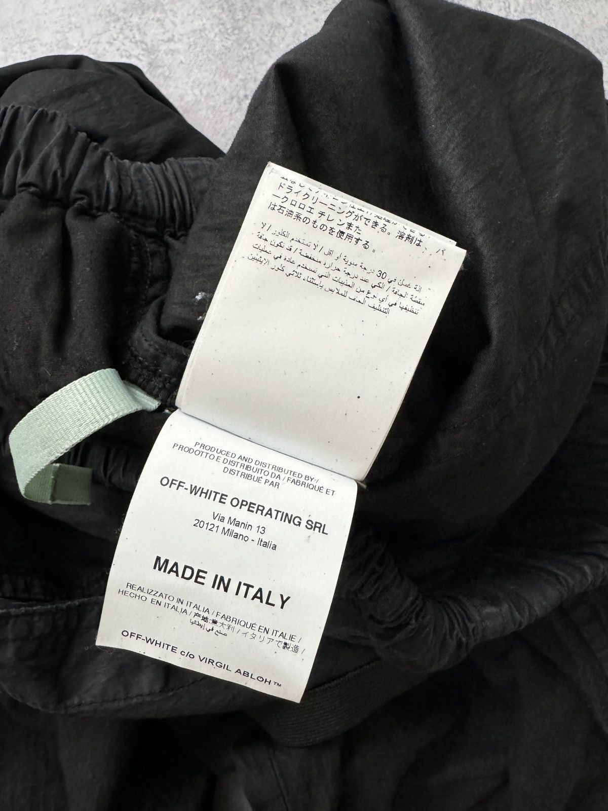 Off-White Off-White Parachute Cargo Pants “Cargo Pant” Black size 32 Size US 32 / EU 48 - 14 Thumbnail