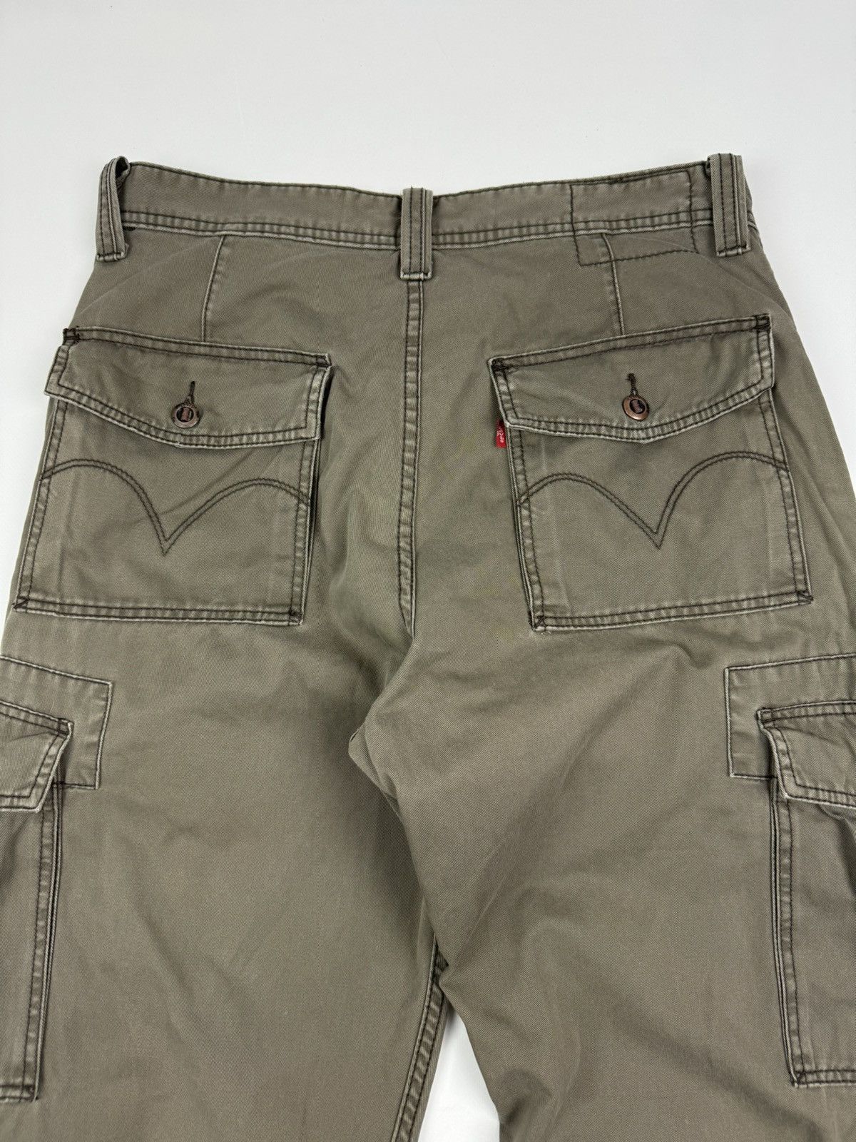 Levi's Y2K Levi’s Distressed Cargo Loose Straight Pants Size US 33 - 13 Thumbnail