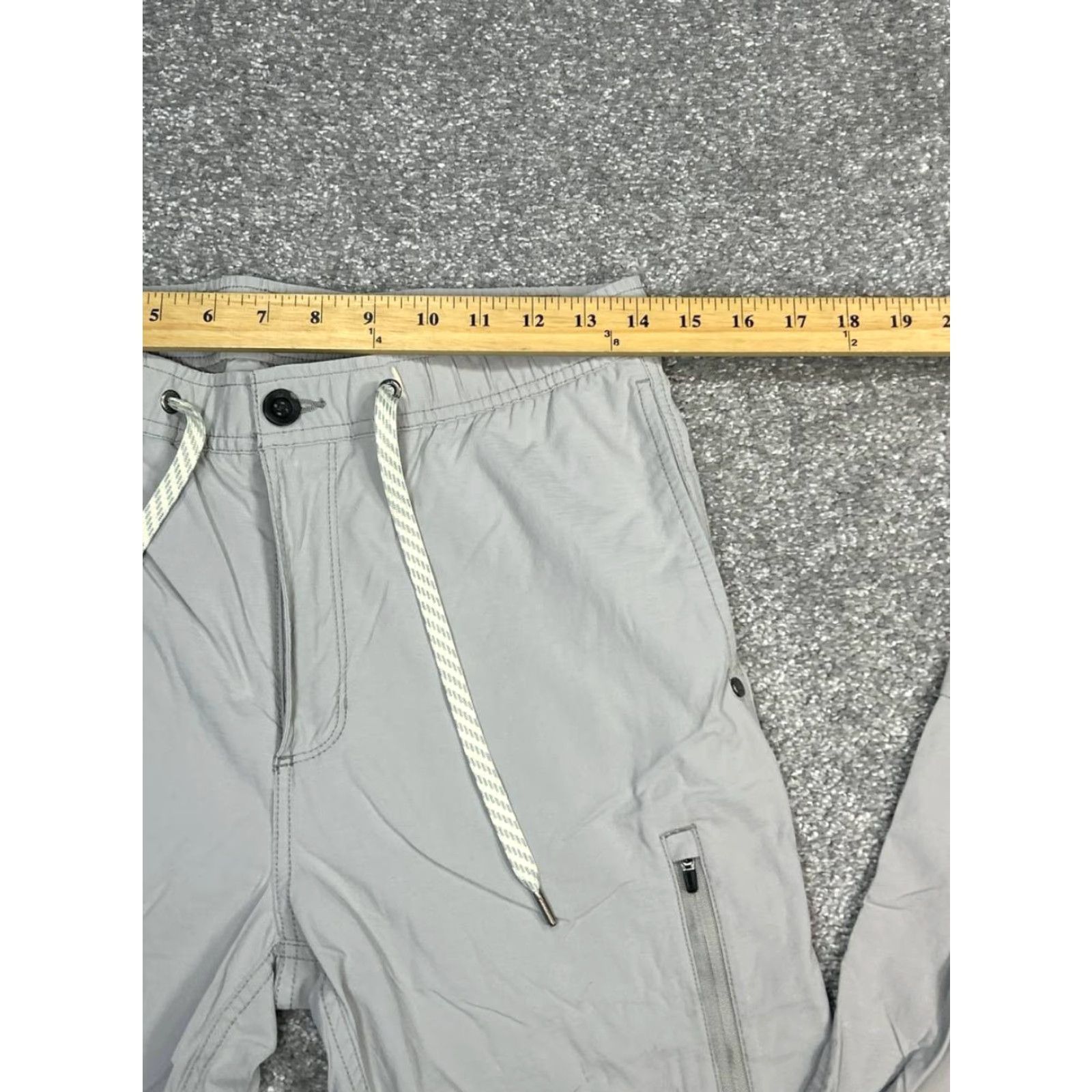 Vuori Vuori Technical Climber Pants Mens Small Gray Stretch Drawstrings Straight Leg Size US 29 - 4 Thumbnail