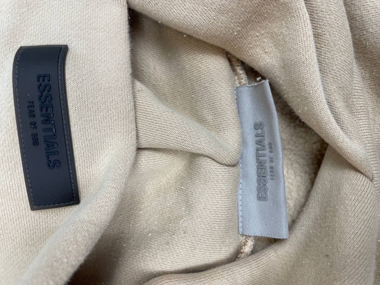 Essentials Essentials Fear Of God Men Hoodie Beige Oversized Sweatshirt Size US M / EU 48-50 / 2 - 4 Thumbnail
