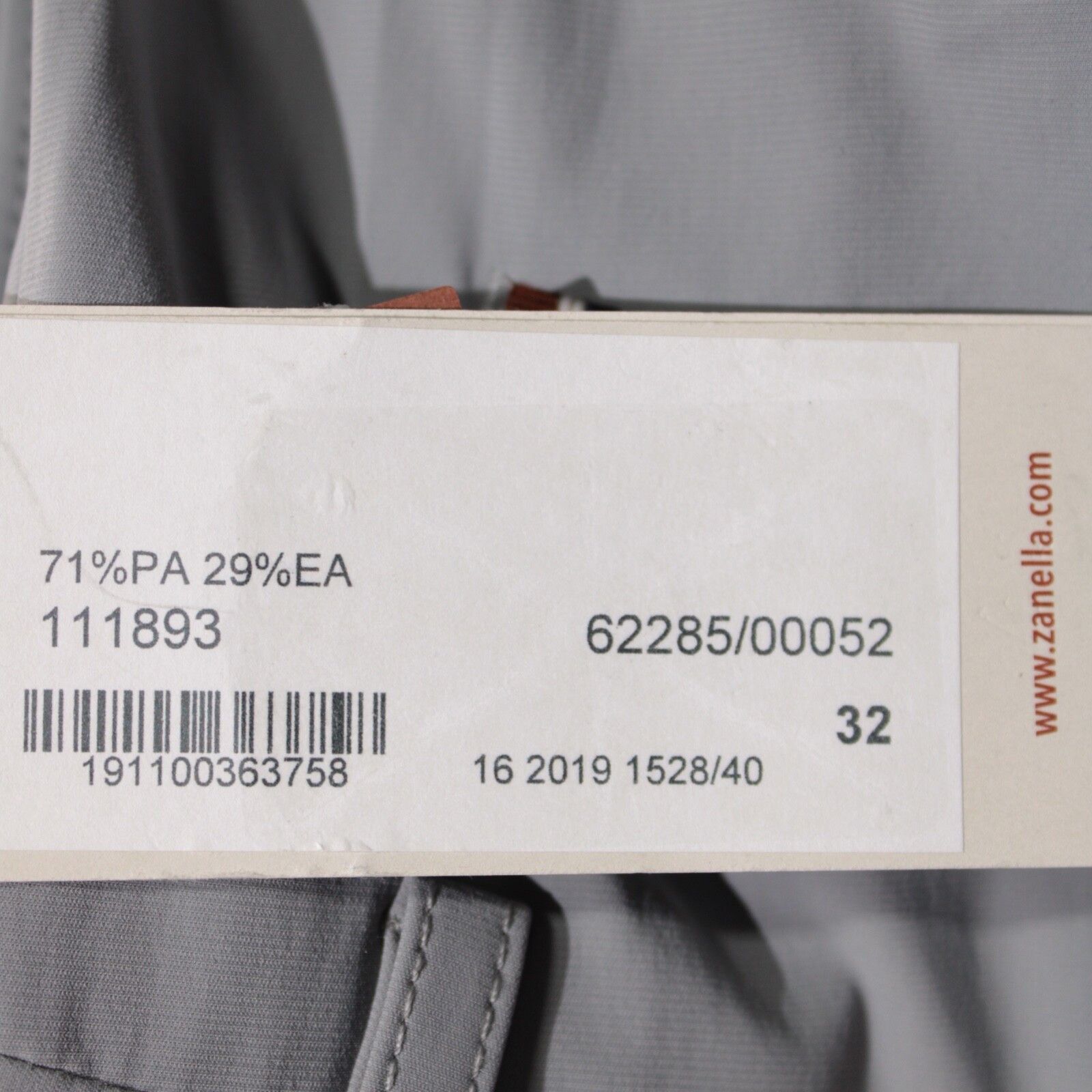 Zanella Zanella New with tags Chino Size 32 US In Gray Size US 32 / EU 48 - 4 Thumbnail