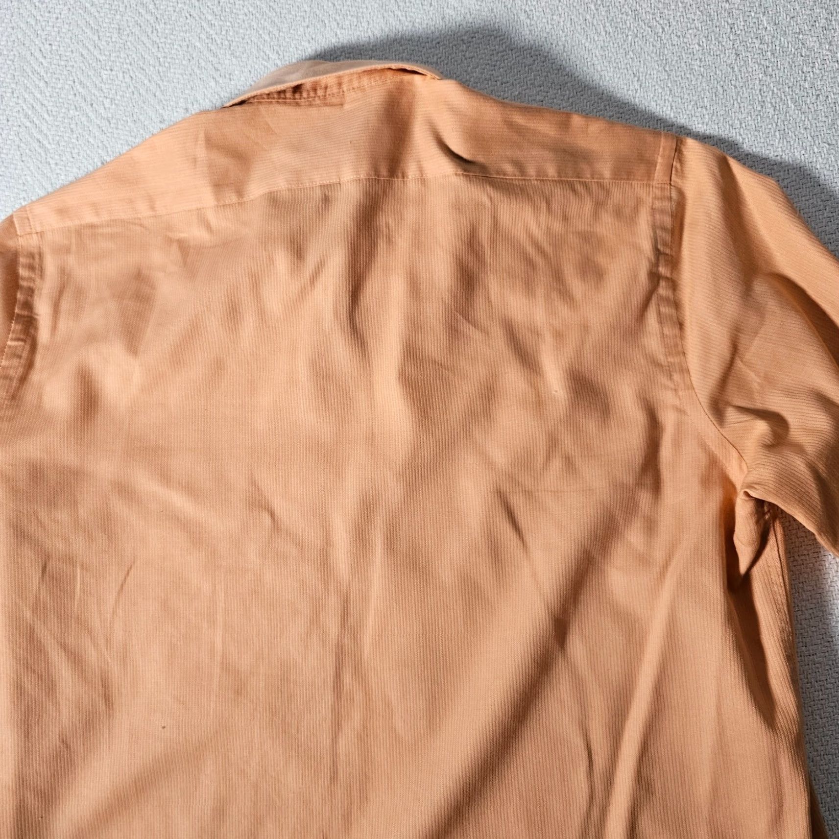 Madison Madison Dress Shirt Men's 15.5 Orange Slim Medium Button Up Collared Size US M / EU 48-50 / 2 - 7 Thumbnail