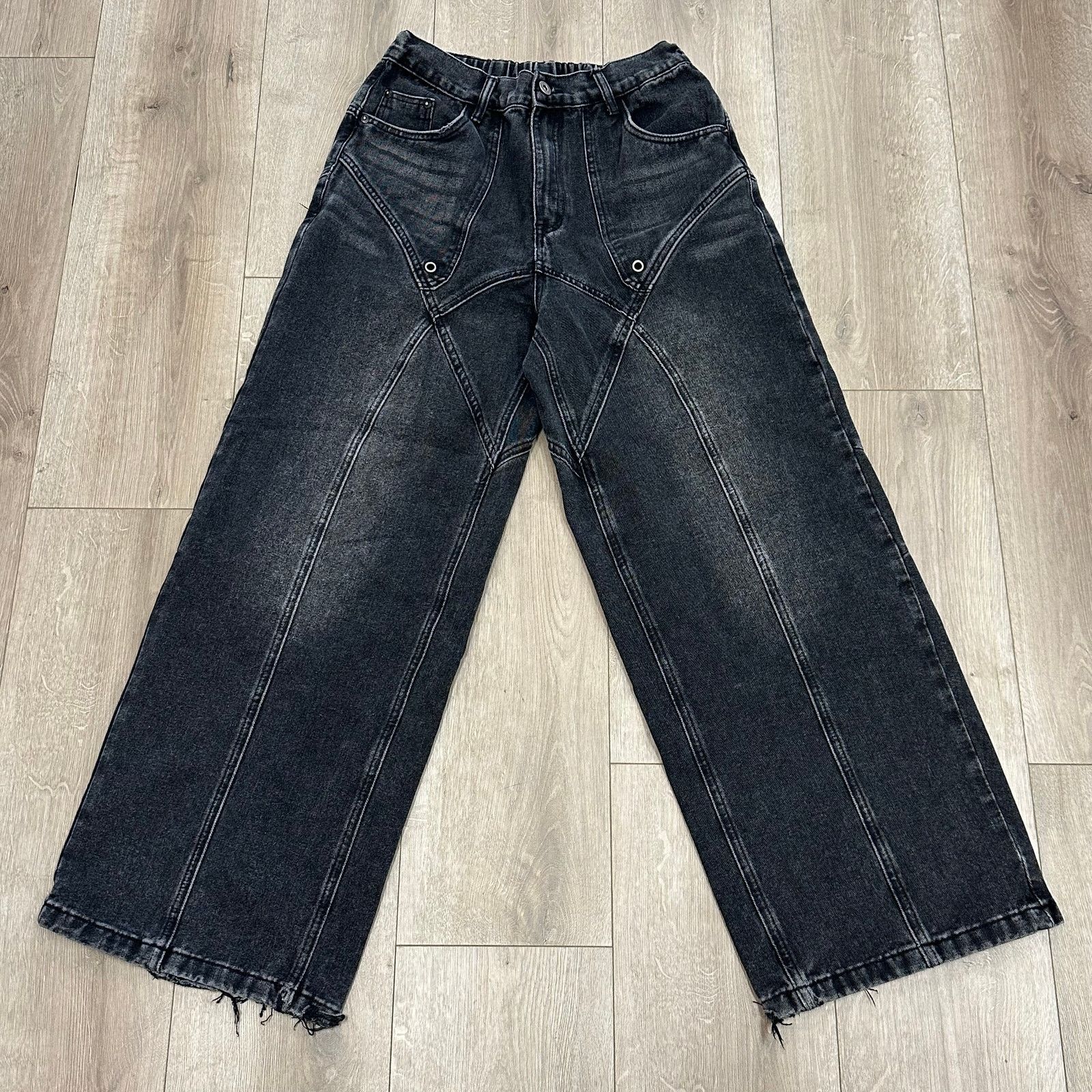Vintage Y2K baggy denim with metal snaps size XL Real Takai B22 Size US 34 / EU 50 - 1 Thumbnail
