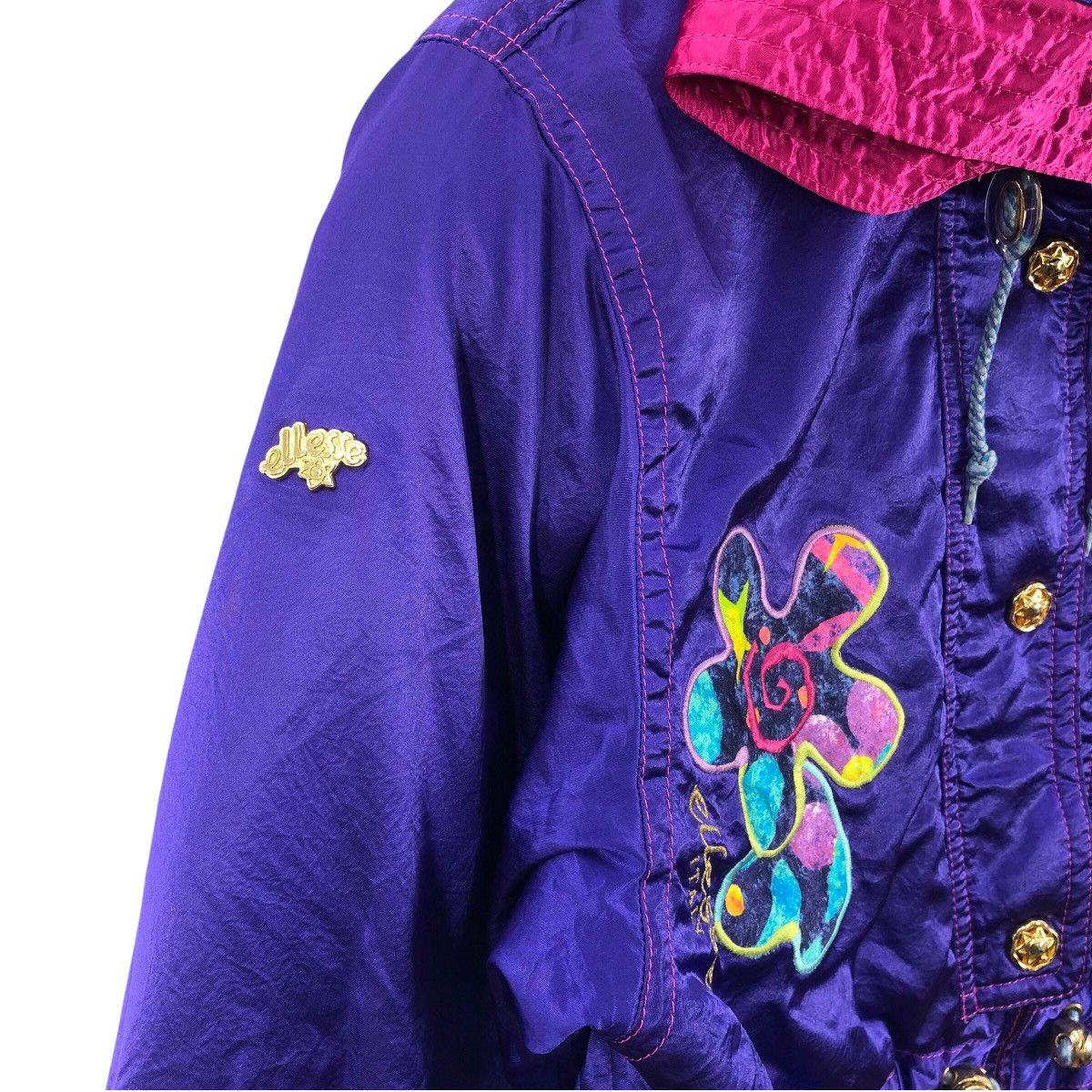 Ellesse Vintage ELLESSE ITALY Perugia Italia Floral Ski Jacket Winte Size M / US 6-8 / IT 42-44 - 6 Thumbnail