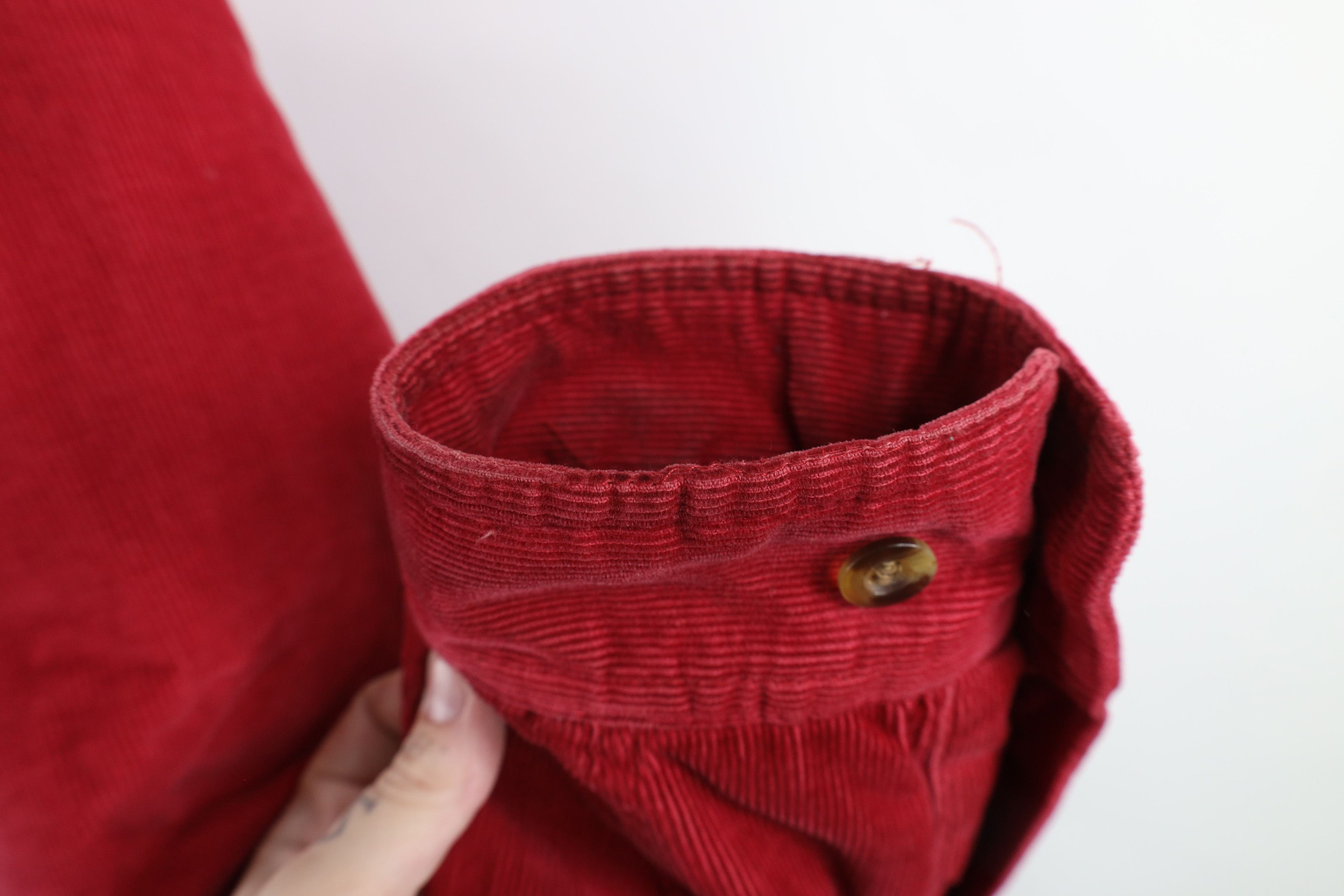 Vintage Vintage 90s Streetwear Lined Corduroy Shirt Jacket Jac Shirt Size US XL / EU 56 / 4 - 8 Thumbnail