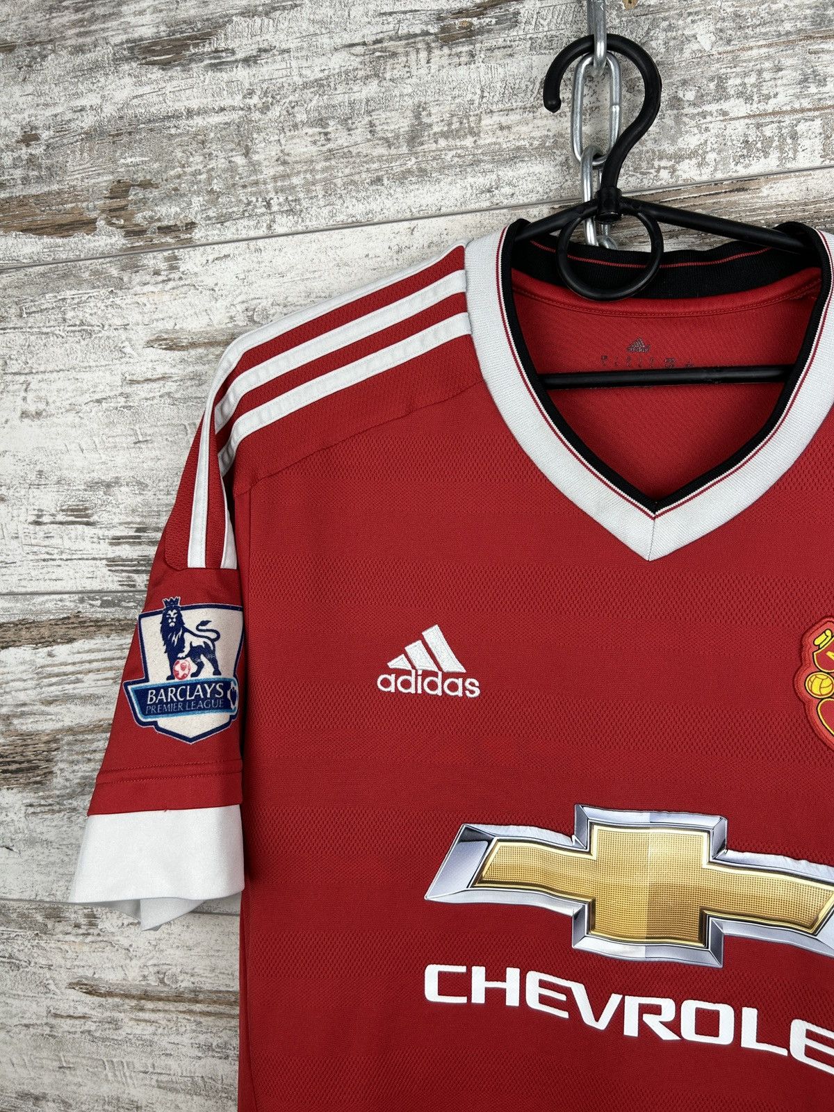 Adidas Mens Vintage Adidas FC Manchester United T Shirt jersey tee Size US L / EU 52-54 / 3 - 3 Thumbnail