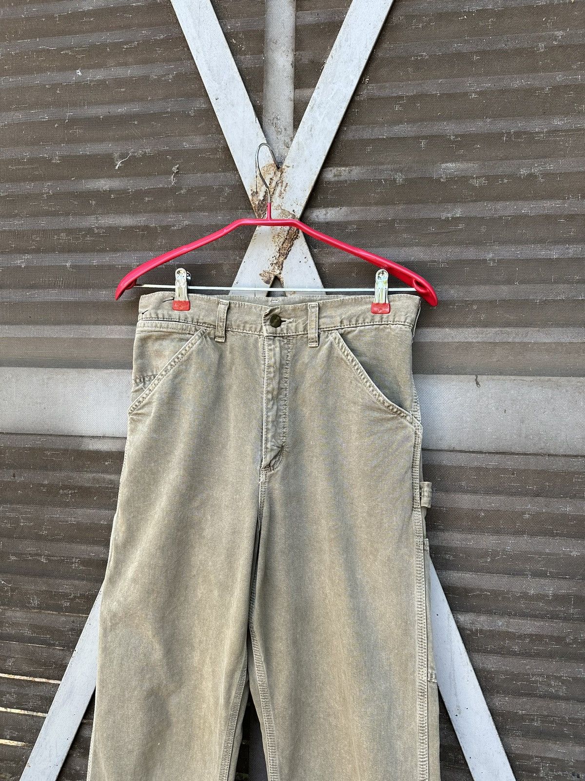 Carhartt 👹Vintage Carhartt Carpenter Khakis Pants Size US 27 - 9 Thumbnail