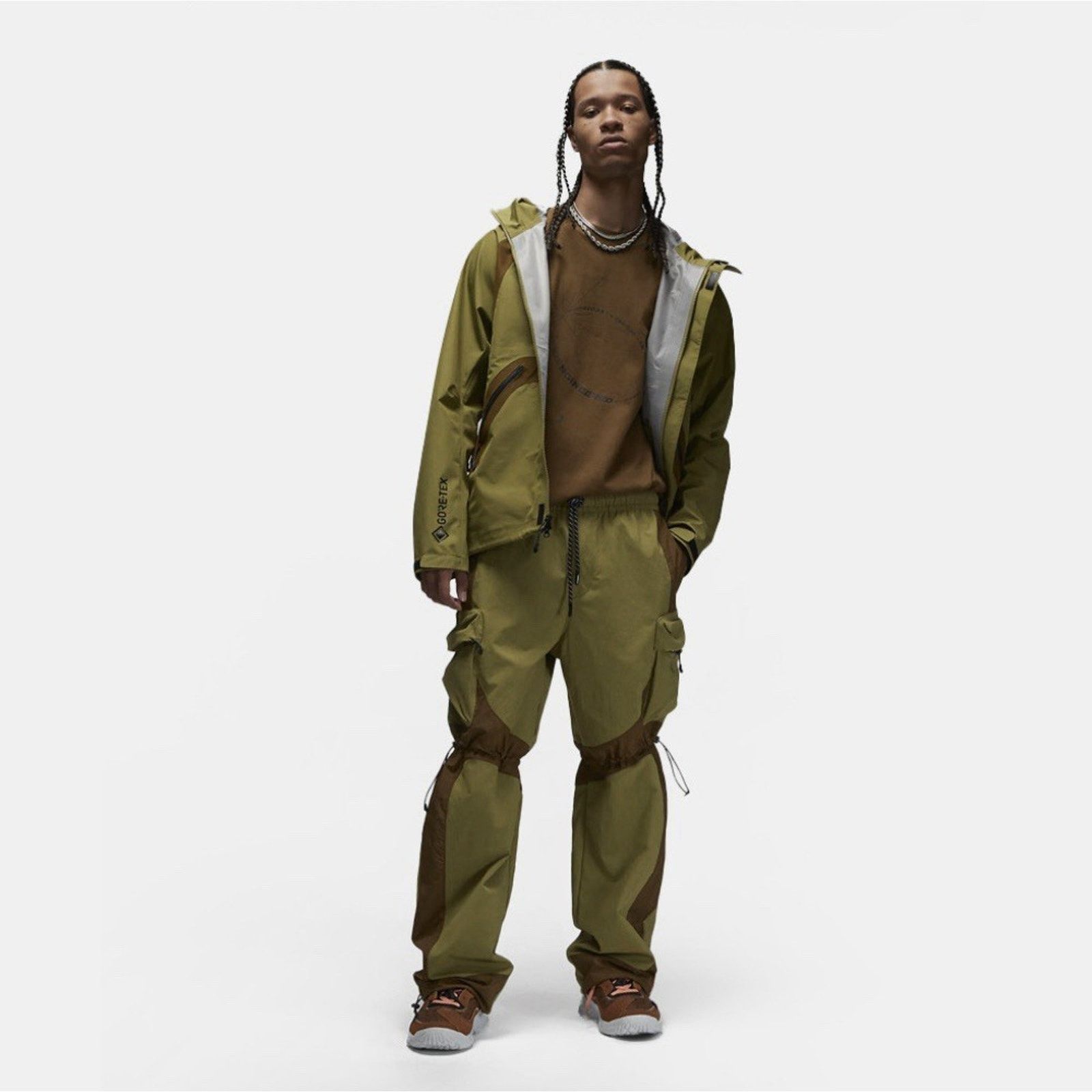 Jordan Brand Nike Jordan 23 Engineered Woven Cargo Pants Green Medium Size US 30 / EU 46 - 8 Thumbnail