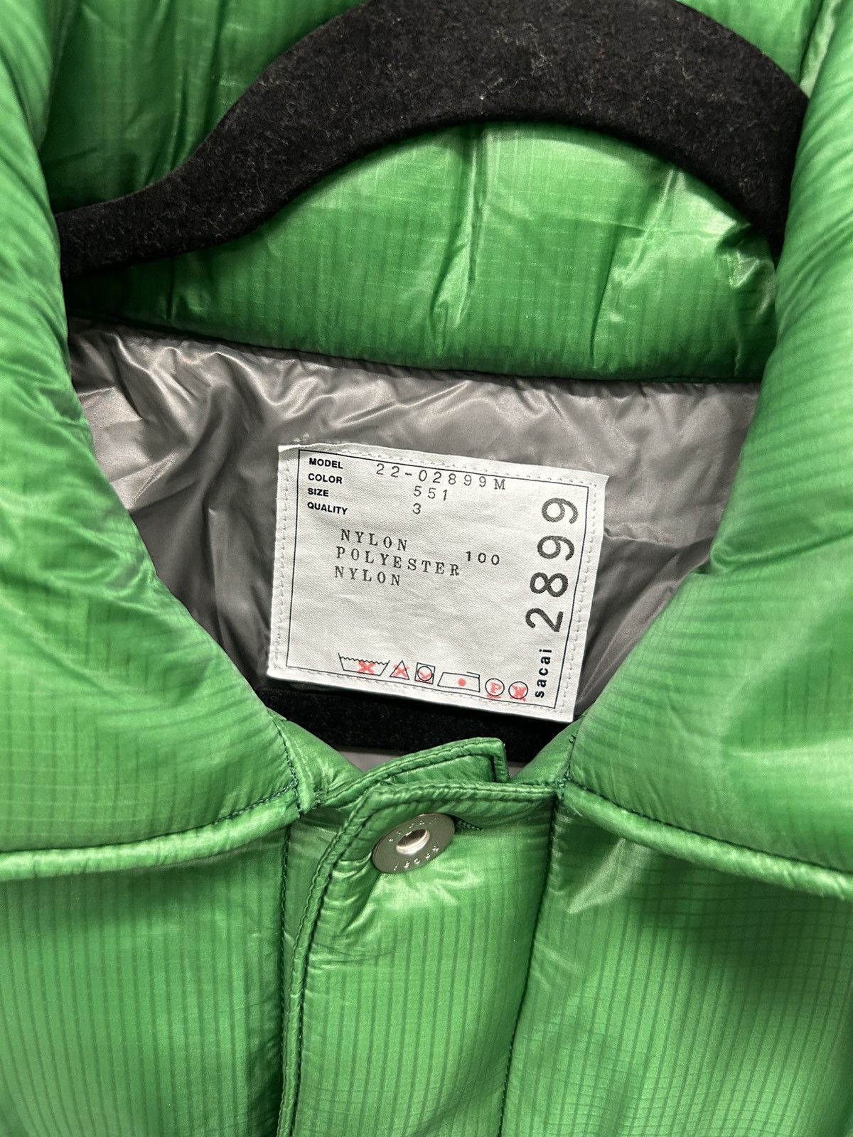 Sacai SACAI AW-22 Rip Stop Padded Jacket Size US L / EU 52-54 / 3 - 8 Thumbnail