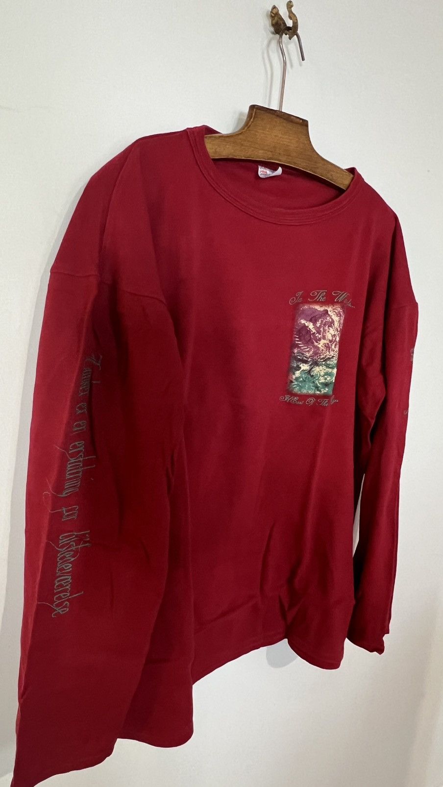 Band Tees Vintage 90s in the woods ... Heart of the Ages red shirt Size US L / EU 52-54 / 3 - 6 Thumbnail