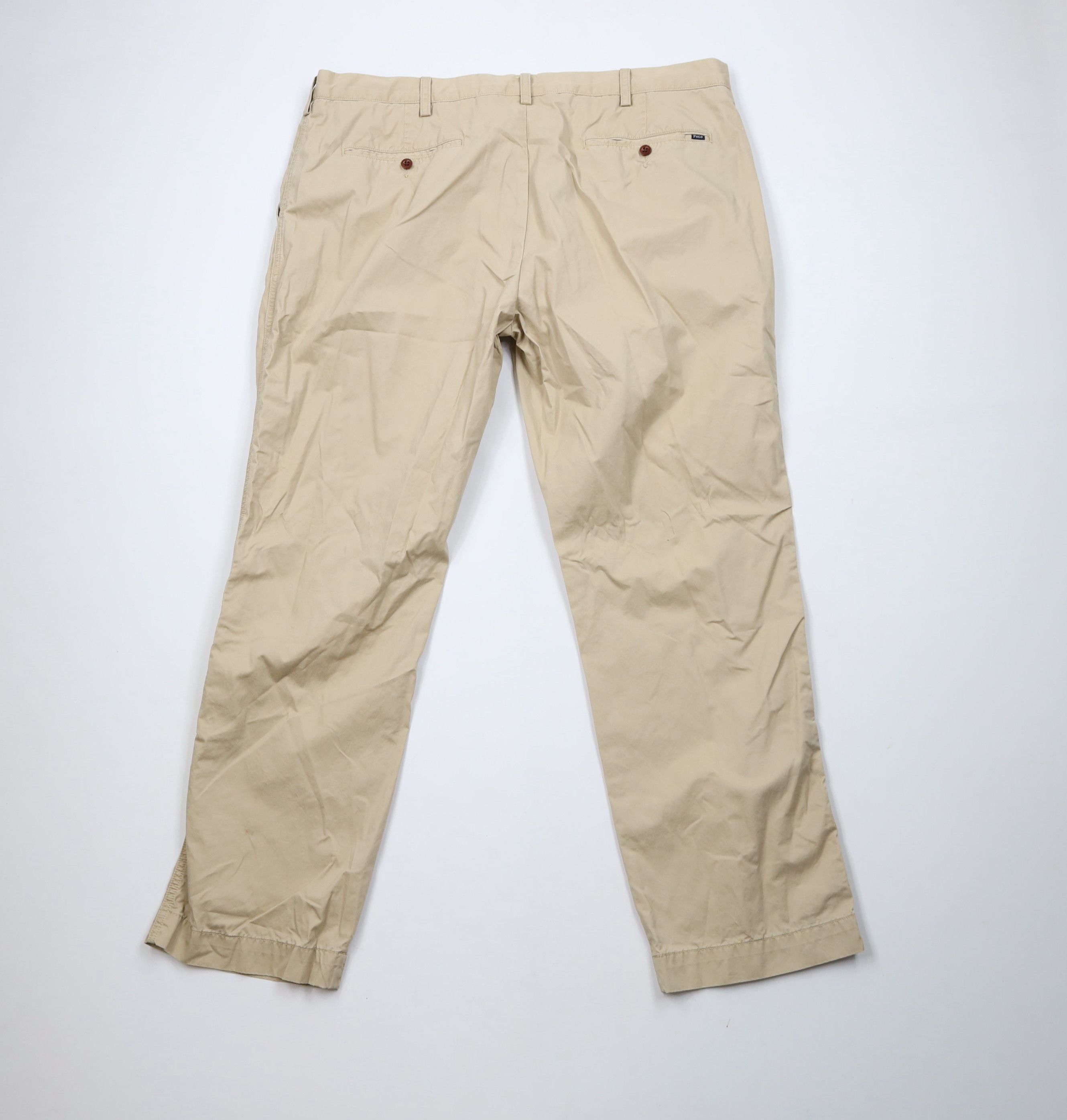 Ralph Lauren × Vintage Vintage Ralph Lauren Wide Leg Suffield Chino Pants Cotton Size US 42 / EU 58 - 9 Thumbnail