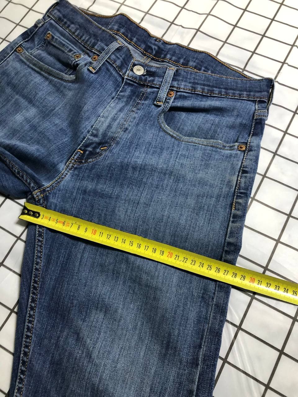 Levi's Levis Mens 502 Straight Jeans Blue Medium Wash Denim Size US 31 - 10 Thumbnail