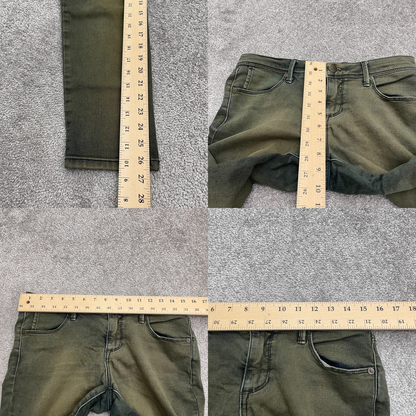 Free People Free People Jeans Womens 27 Brown Wash Mid Rise Straight Leg 30x26 Vintage No 5-Pocket Womens Mens Girls Size 27" / US 4 / IT 40 - 8 Thumbnail