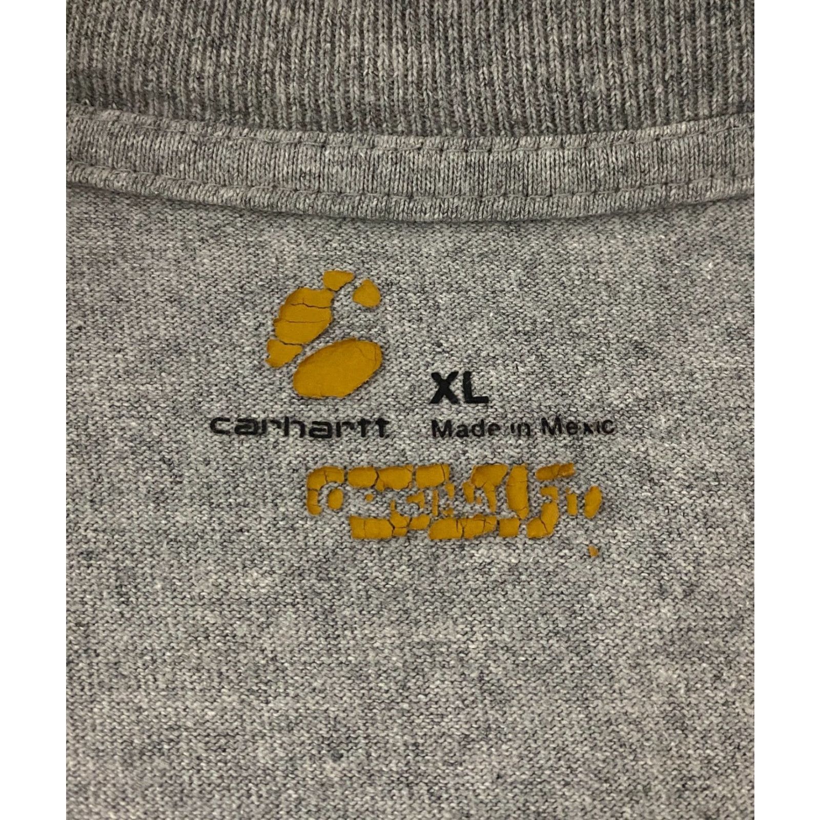 Carhartt VINTAGE Carhartt Shirt Mens XL Gray Loose Fit Heavyweight Long Sleeve Pocket Henley K128 Size US XL / EU 56 / 4 - 4 Thumbnail