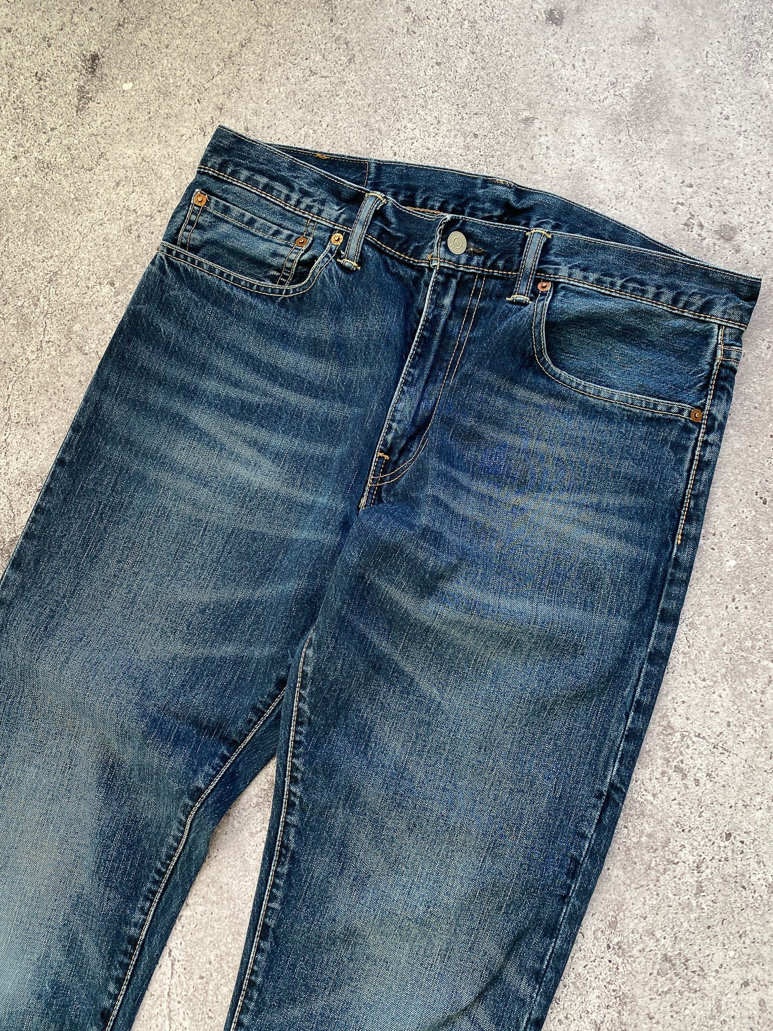 Jean × Levi's × Levi's Made & Crafted Levis Blue Denim Jeans Pants 34x32 Size US 34 / EU 50 - 7 Thumbnail