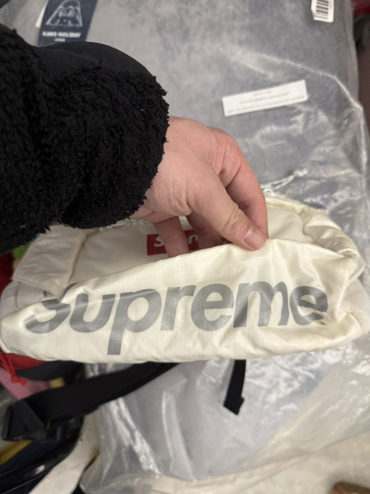 Supreme Supreme fw17 waist bag white 3m reflective Size ONE SIZE - 2 Thumbnail