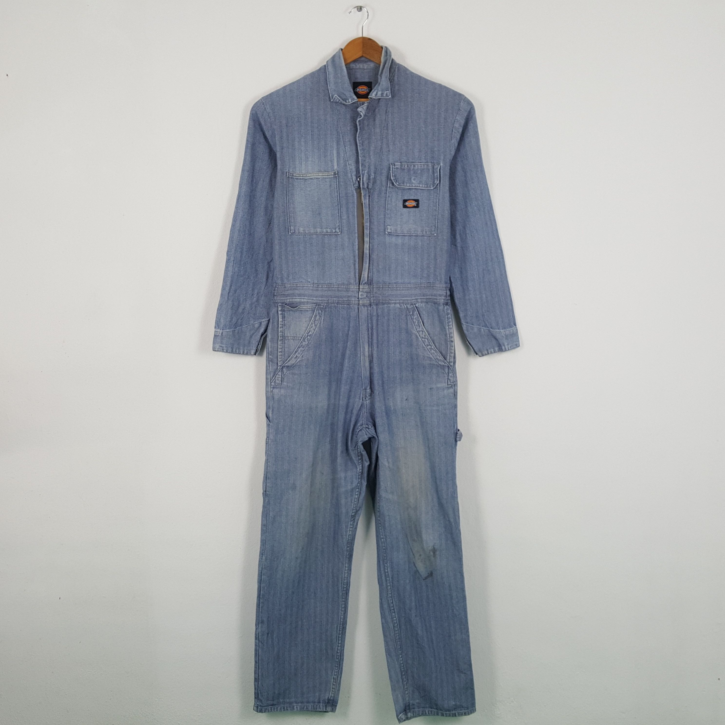 Dickies × Stussy × Vintage Vintage DICKIES x Stussy Streetwear Custom Coverall Jacket Size US M / EU 48-50 / 2 - 4 Thumbnail