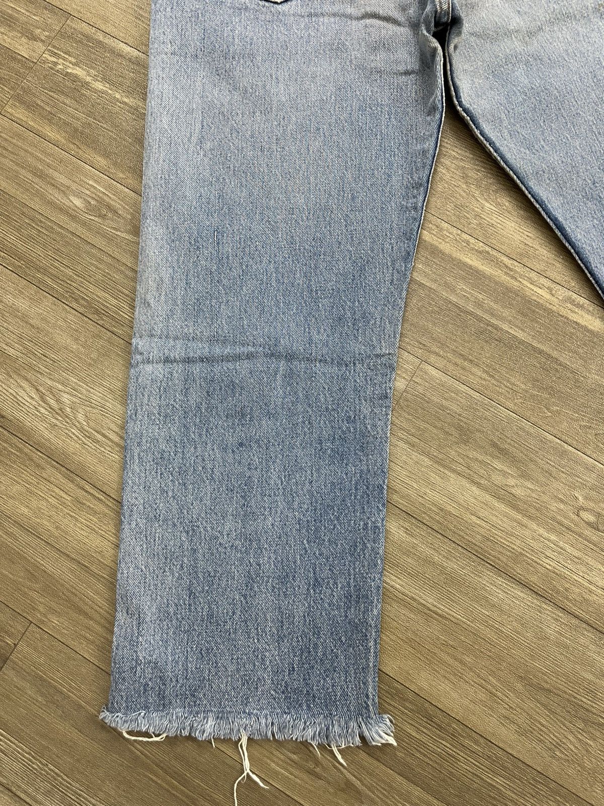 Levi's Vintage Clothing 🇺🇸1970s Vintage Levis 501XX Cut Off Straight Leg Blue Jeans Size US 29 - 15 Thumbnail