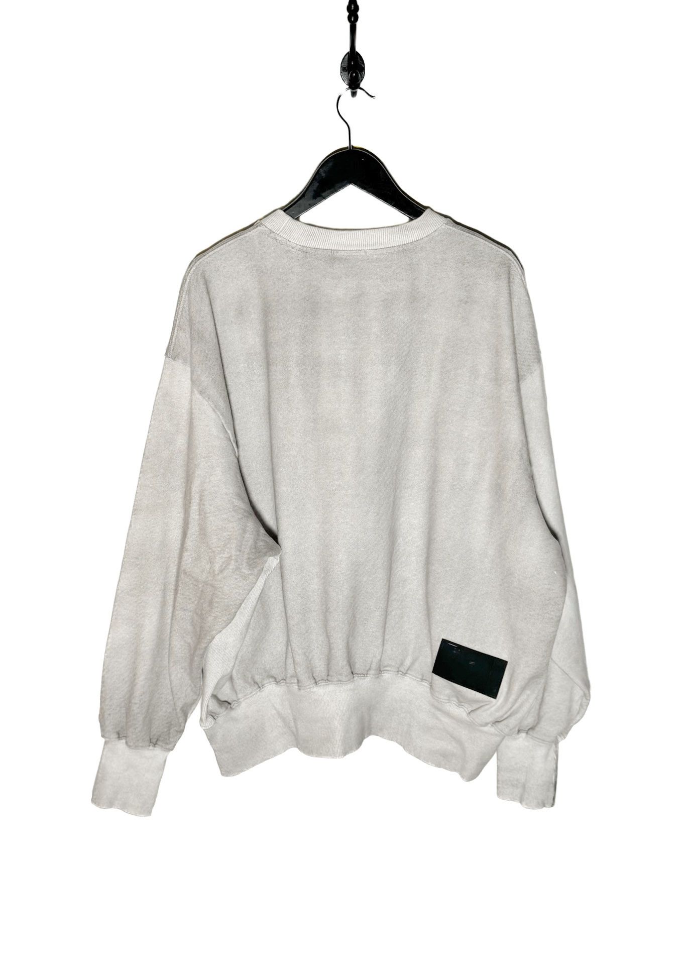 WE11DONE We11Done Grey Reflective Logo Sweatshirt Size US M / EU 48-50 / 2 - 3 Thumbnail