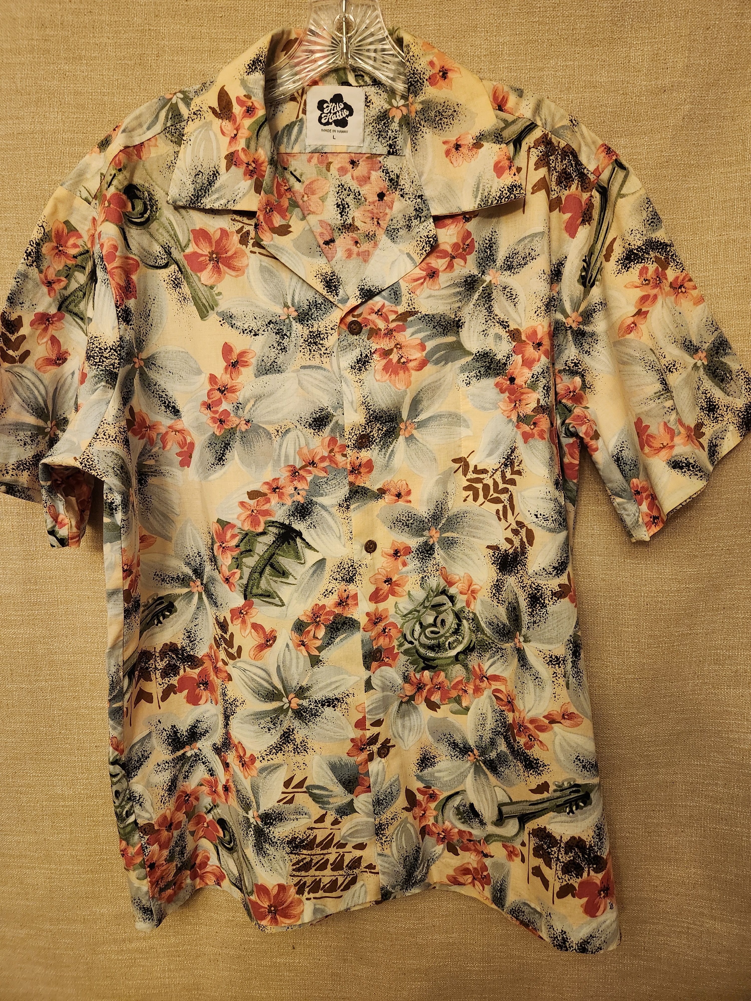Hilo Hattie Vintage 80's 100% Cotton Floral Camp Shirt Size US L / EU 52-54 / 3 - 1 Thumbnail