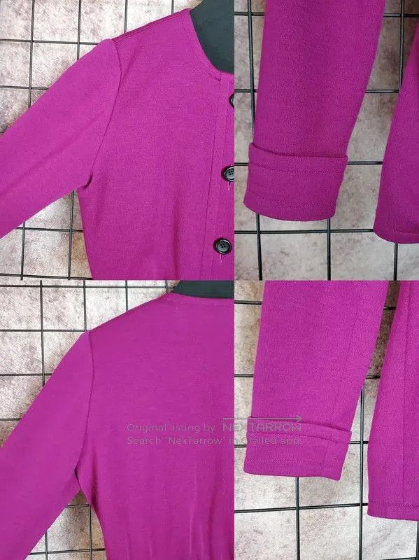 Givenchy Givenchy Pink Wool Long Sleeve Cardigan . Size M / US 6-8 / IT 42-44 - 6 Thumbnail