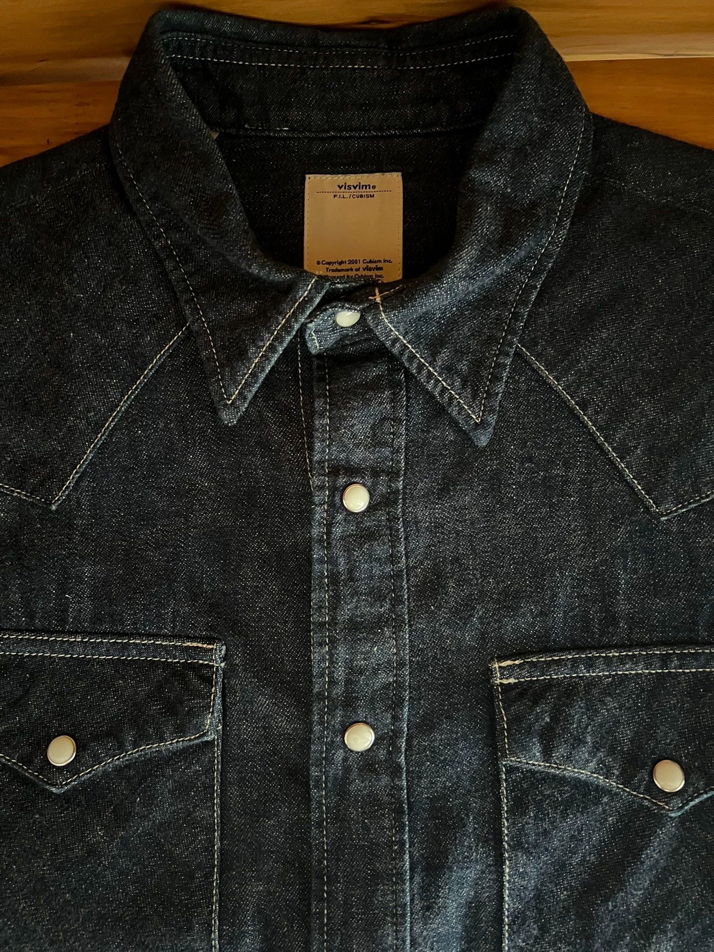 Visvim visvim 15aw Indian Drop Denim Shirt Size 1 Size US S / EU 44-46 / 1 - 9 Thumbnail