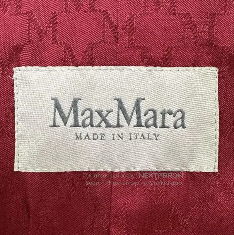 Max Mara MaxMara Red Wool Long Coat . Size M / US 6-8 / IT 42-44 - 9 Thumbnail
