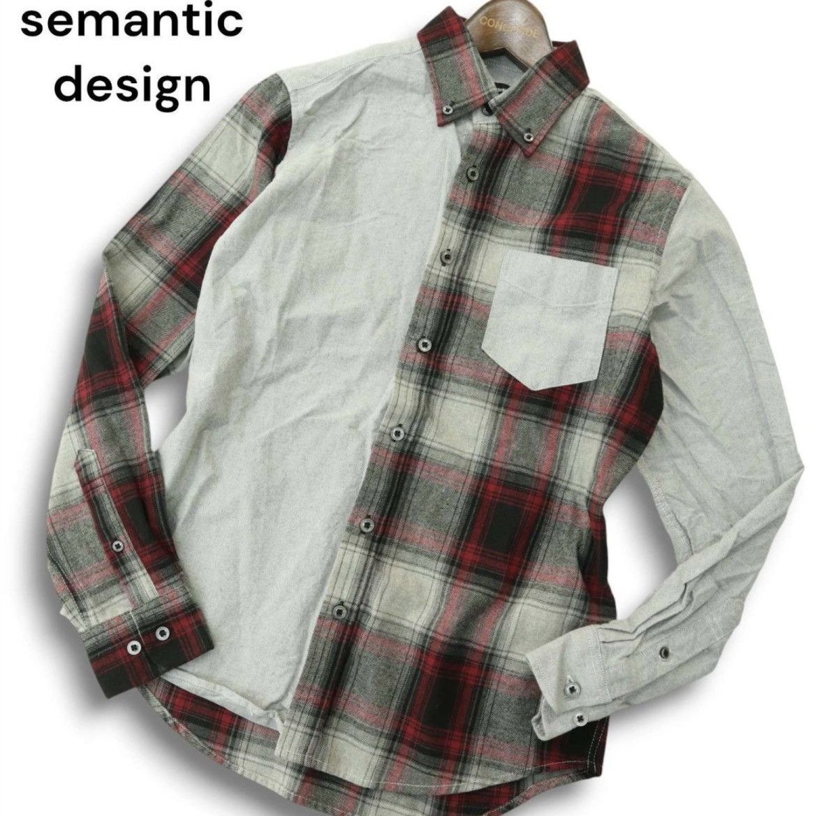 Tornado Mart Semantic Long Sleeve Button Up Size US S / EU 44-46 / 1 - 1 Thumbnail