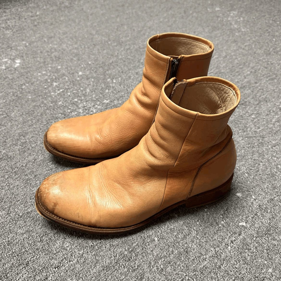Number (N)ine Sz 43 Number Nine Side Zipper Boots Size US 10 / EU 43 - 1 Thumbnail