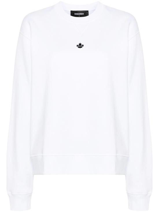 Dsquared2 DSQUARED2 Women Hoodies S75GU0549S25516 100 WHITE Size M / US 6-8 / IT 42-44 - 1 Thumbnail
