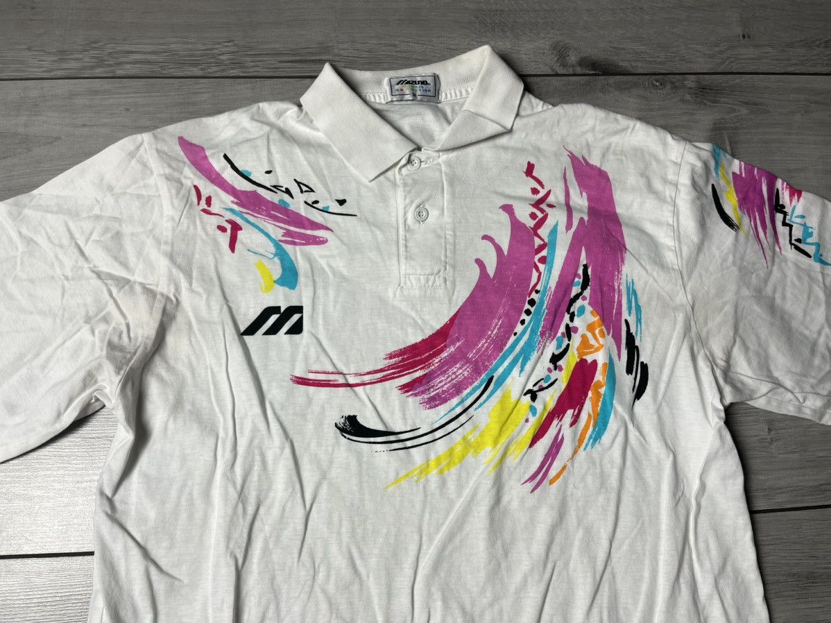 Mizuno Vintage Mizuno Tennis Collection 80s Polo Shirt size Medium Size US M / EU 48-50 / 2 - 3 Thumbnail