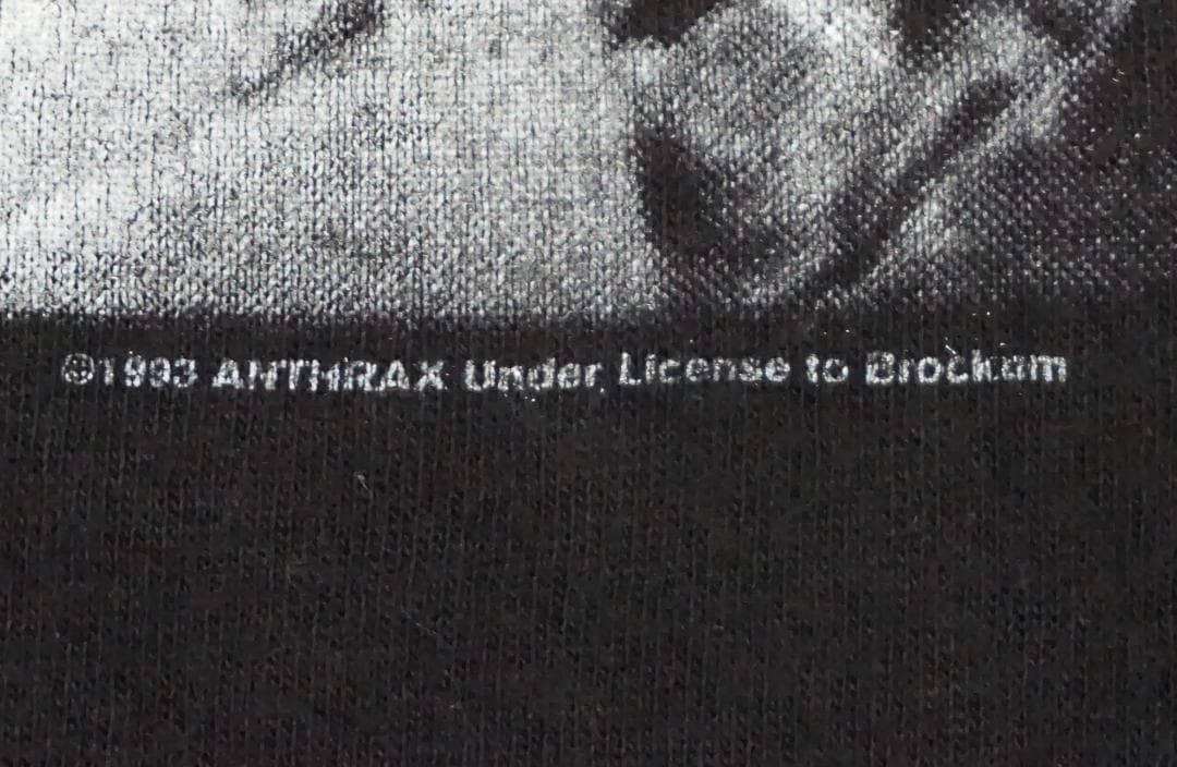 Vintage 90's USA製 ANTHRAX Tシャツ ロック ビンテージ Slayer Size US L / EU 52-54 / 3 - 3 Thumbnail