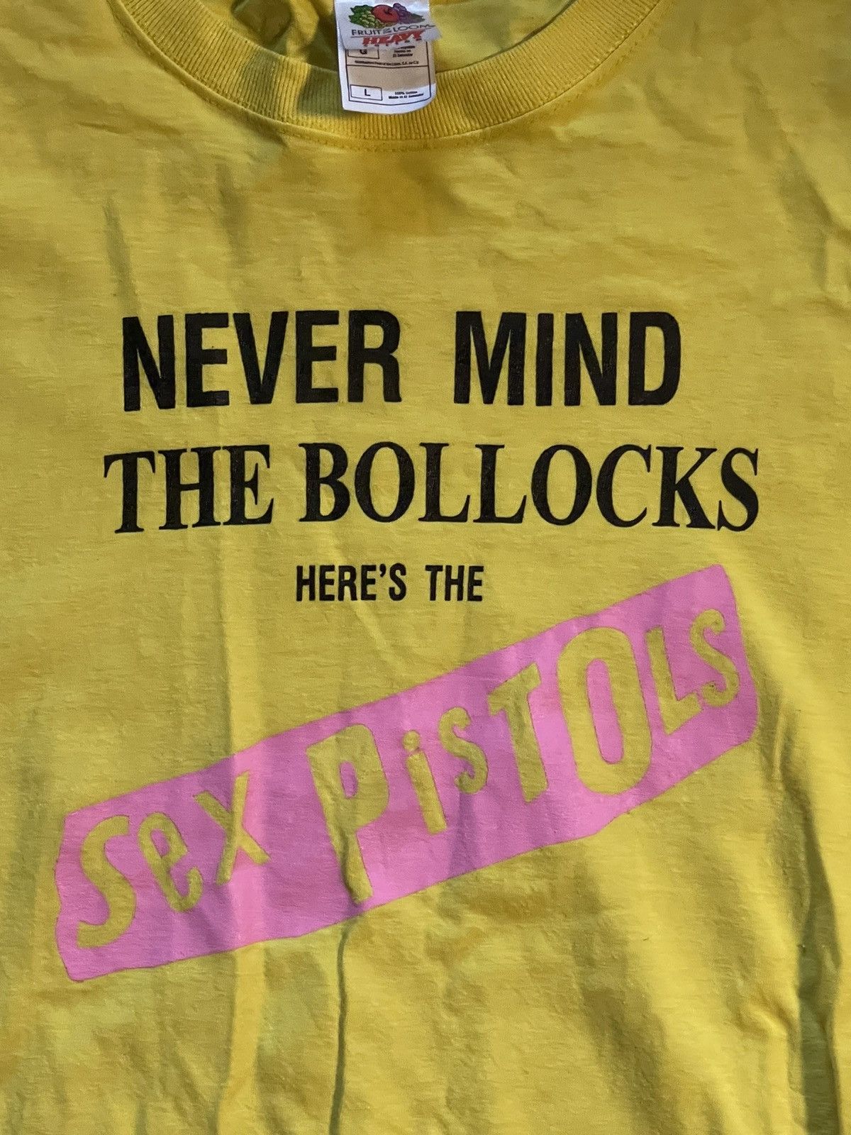 Vintage Vintage Sexpistols t shirt Nevermind The Bollock Size US L / EU 52-54 / 3 - 3 Thumbnail