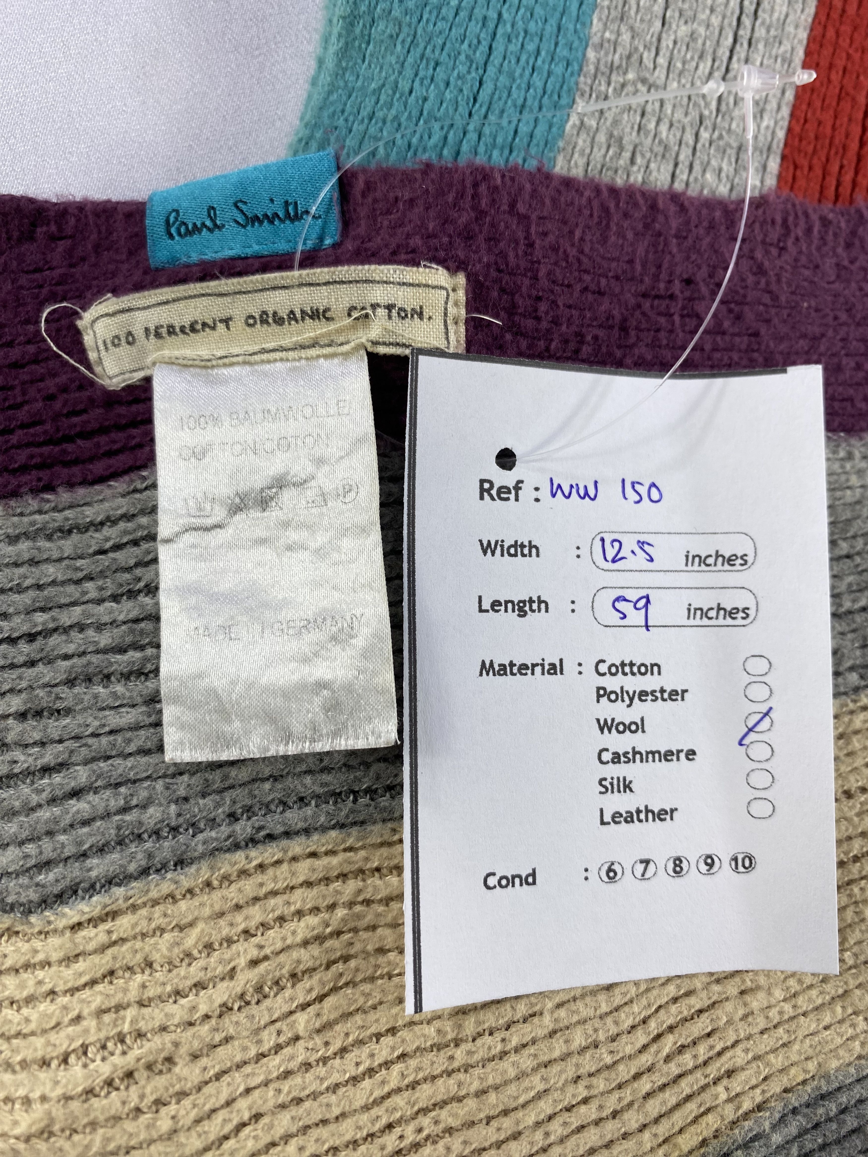 Paul Smith × Vintage Paul Smith Scarf / Muffler / Neckwear Size ONE SIZE - 6 Thumbnail