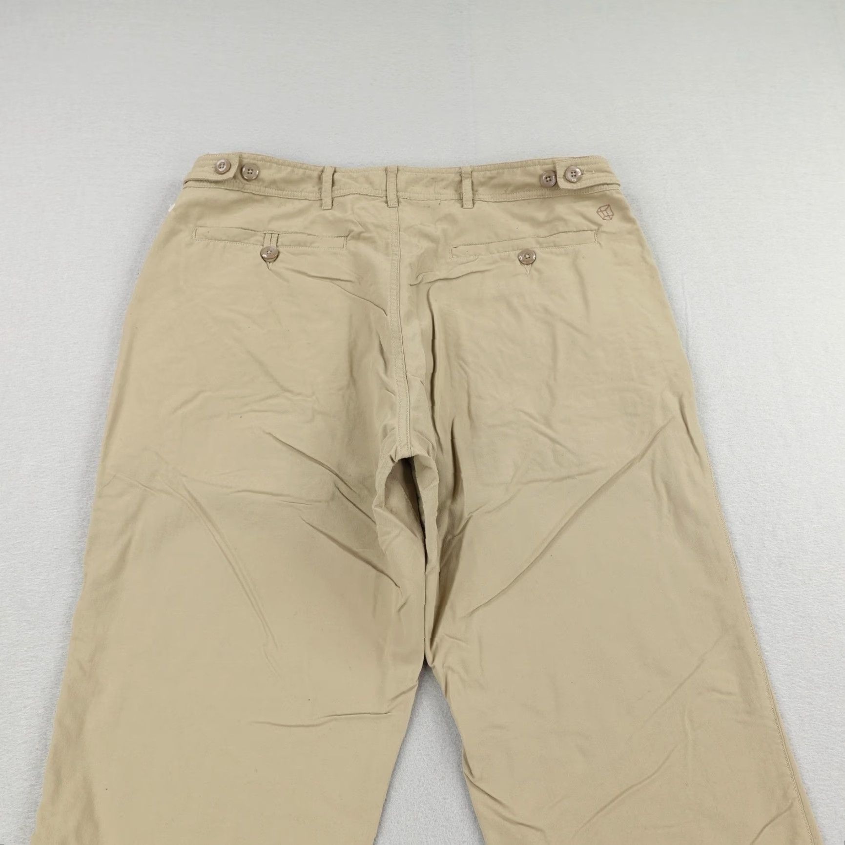 Vintage VINTAGE Clothing Arts P^cubed Mens Pants 34 Khaki Beige Chino Travel Casual Workwear Nylon Straight Size US 34 / EU 50 - 5 Thumbnail