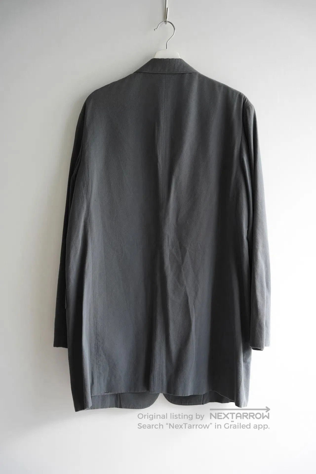 Yohji Yamamoto Gray Long Button. Size US M / EU 48-50 / 2 - 2 Thumbnail