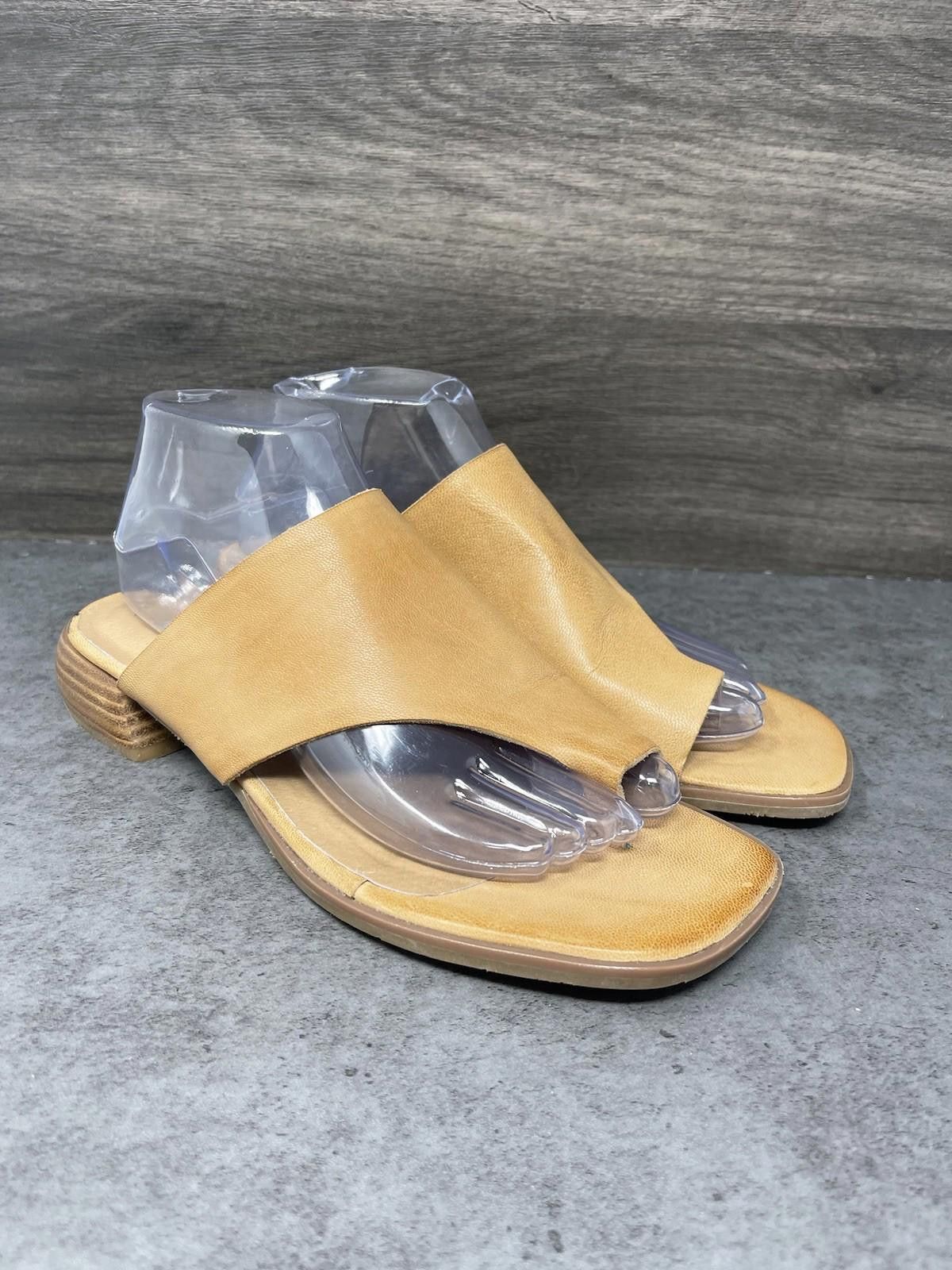 Other Antelope Sandals Womens Size 9 (40) Brown Tan Leather Toe Size US 9 / IT 39 - 4 Thumbnail